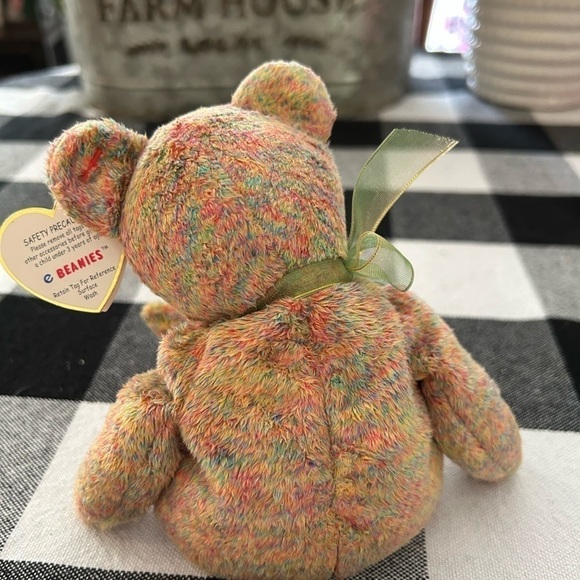 TY beanie baby, 2000 speckle the bear - Picture 9 of 13